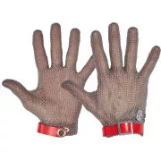 Mănuși-oțel, cu două mâini, fără mânecă portocaliu XL