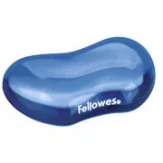 Wellow tampon Fellowes CRYSTAL gel albastru