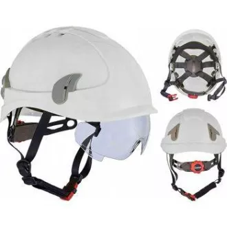 Cască ALPINWORKER WR ventilată albă