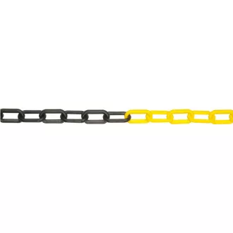 JSP Lanț plastic 6mm / 25m roșu / alb