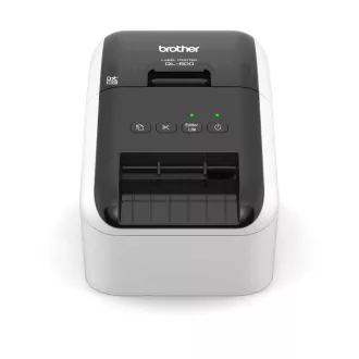 Imprimanta de etichete BROTHER QL-800 - 62mm, imprimare termica, USB, Profi. Imprimanta de etichete / dupa cumparare DK-22251 print red / - Despachetat