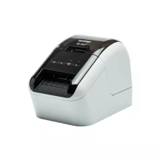 Imprimanta de etichete BROTHER QL-800 - 62mm, imprimare termica, USB, Profi. Imprimanta de etichete / dupa cumparare DK-22251 print red / - Despachetat
