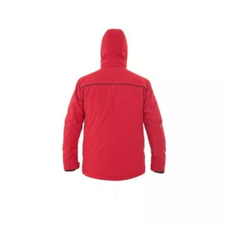 Geaca VEGAS, iarna, barbati, rosu-negru, marimea 4XL