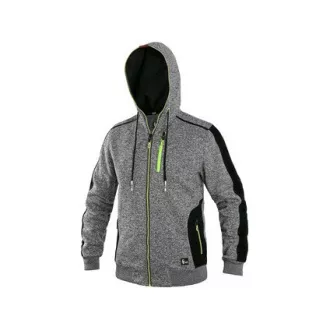 Geaca INDIANA, barbati, gri - negru - galben, marimea XL