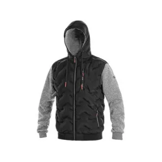 Geaca CXS FLINT, barbatesc, negru - gri, marimea 2XL