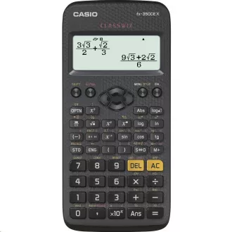 Calculator CASIO FX 350 CE X, negru, școlar Calculator CASIO FX 350 CE X, negru, școlar