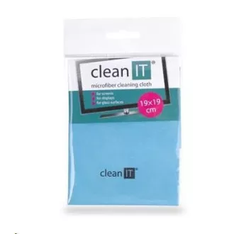 Lavetă de curățat din microfibră CLEAN IT, albastru deschis mic