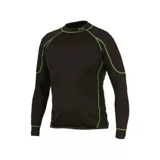 Tricou funcțional pentru copii REWARD, dl. maneca, negru-verde, marimea 14 Tricou funcțional pentru copii REWARD, dl. maneca, negru-verde, marimea 14