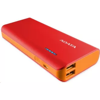 ADATA PowerBank PT100 - baterie externă pentru telefon mobil/tabletă 10000mAh, roșu/portocaliu ADATA PowerBank PT100 - baterie externă pentru telefon mobil/tabletă 10000mAh, roșu/portocaliu
