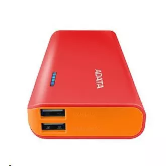 ADATA PowerBank PT100 - baterie externă pentru telefon mobil/tabletă 10000mAh, roșu/portocaliu ADATA PowerBank PT100 - baterie externă pentru telefon mobil/tabletă 10000mAh, roșu/portocaliu