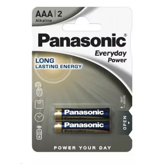 PANASONIC Baterii alcaline Everyday Power LR03EPS / 2BP AAA 1.5V (Blister 2buc)