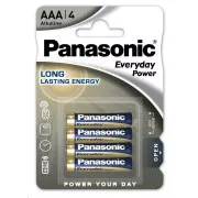 PANASONIC Baterii alcaline Everyday Power LR03EPS / 4BP AAA 1.5V (Blister 4buc)