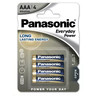 PANASONIC Baterii alcaline Everyday Power LR03EPS / 4BP AAA 1.5V (Blister 4buc)
