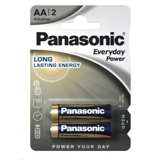 PANASONIC Baterii alcaline Everyday Power LR6EPS / 2BP AA 1, 5V (Blister 2buc)