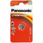 Baterie cu litiu PANASONIC (buton) CR-1216EL / 1B 3V (Blister 1buc)
