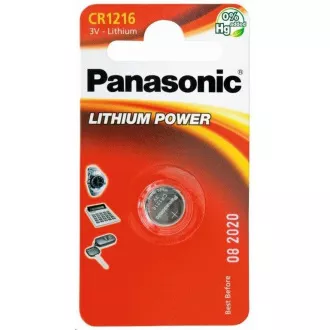 Baterie cu litiu PANASONIC (buton) CR-1216EL / 1B 3V (Blister 1buc)