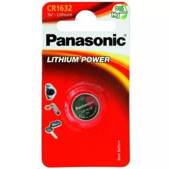 Baterie cu litiu PANASONIC (buton) CR-1632EL / 1B 3V (Blister 1buc)