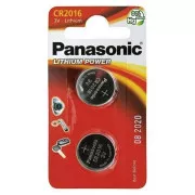 Baterie litiu PANASONIC (buton) CR-2016EL / 2B 3V (Blister 2buc)