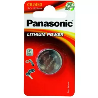 Baterie cu litiu PANASONIC (buton) CR-2450EL / 1B 3V (Blister 1buc)