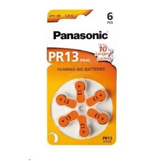 Baterie PANASONIC zinc-aer PR-13 (48) / 6LB AAA 1, 2V (Blister 6buc)