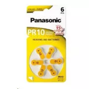Baterie PANASONIC zinc-aer PR-230 (10) / 6LB AAA 1, 2V (Blister 6buc)