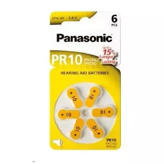 Baterie PANASONIC zinc-aer PR-230 (10) / 6LB AAA 1, 2V (Blister 6buc)