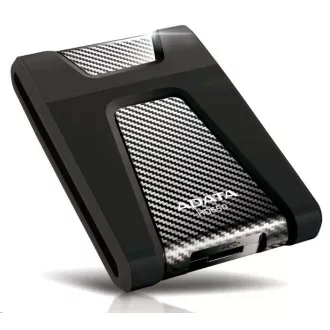 ADATA HDD extern 2TB 2, 5" USB 3.1 DashDrive Durable HD650, negru (cauciuc, rezistent la șocuri)