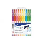 Pixuri cu gel MFP Neon GN1038 0,8mm set de 10 culori