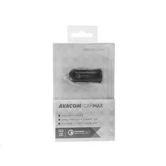Încărcător auto AVACOM CarMAX cu Qualcomm Quick Charge 3.0, negru Încărcător auto AVACOM CarMAX cu Qualcomm Quick Charge 3.0, negru