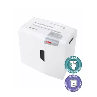 Tocător HSM ShredStar X5 White (dimensiune tăiată 4, 5x30mm, DIN P-4 (3))