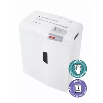 Tocător HSM ShredStar X10 White (dimensiune tăiată 4, 5x30mm, DIN P-4 (3))