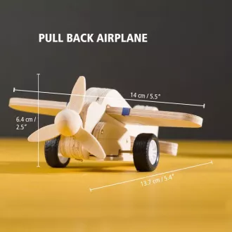 Stanley Jr. JK029-SY Set de construcție, avion, lemn Stanley Jr. JK029-SY Set de construcție, avion, lemn