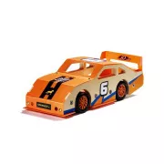 Stanley Jr. OK002-SY Set de construcție, mașină de curse, lemn