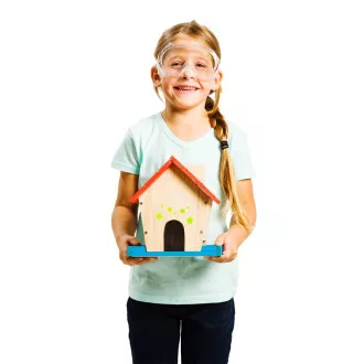 Stanley Jr. K020-SY Set de construcție, hrănitor de păsări, lemn Stanley Jr. K020-SY Set de construcție, hrănitor de păsări, lemn