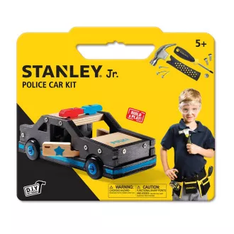 Stanley Jr. OK096-SY Set de construcție, mașină de poliție, lemn