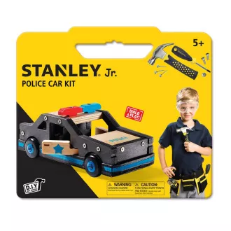 Stanley Jr. OK096-SY Set de construcție, mașină de poliție, lemn Stanley Jr. OK096-SY Set de construcție, mașină de poliție, lemn