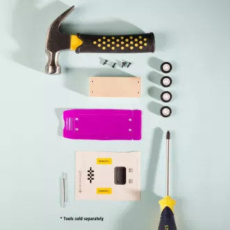 Stanley Jr. OK012-SY Set de construcție, mașină de curse, lemn