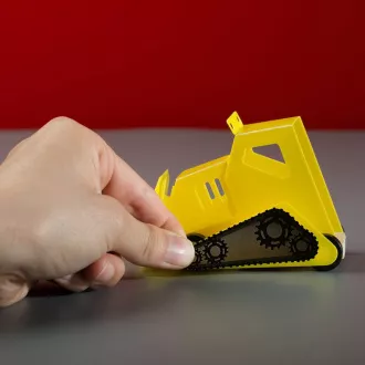 Stanley Jr. OK017-SY Set de construcții, buldozer, lemn
