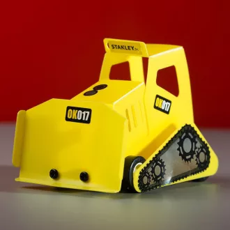 Stanley Jr. OK017-SY Set de construcții, buldozer, lemn