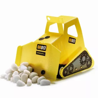 Stanley Jr. OK017-SY Set de construcții, buldozer, lemn
