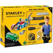 Stanley Jr. U003-K02-T06-SY Set de 2 mașini și 5 scule