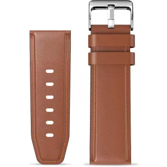 Curea din piele 22mm maro ALLIGATOR Curea din piele 22mm maro ALLIGATOR
