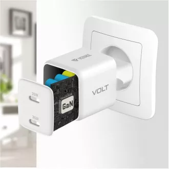 YAC G35D VOLT Incarcator 2x18W GaNYENKEE YAC G35D VOLT Incarcator 2x18W GaNYENKEE