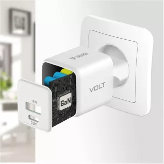 YAC G38 VOLT Incarcator 18+20W GaN YENKEE