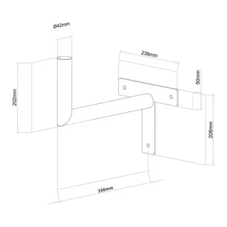 ANTENE SHO 1121. MONTARE PE PERETE STELL ANTENE SHO 1121. MONTARE PE PERETE STELL