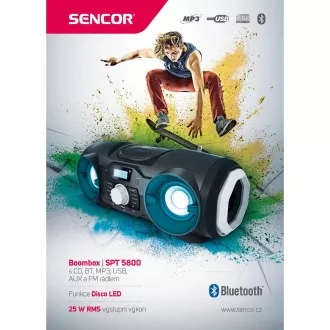 SPT 5800 RADIO CU CD/MP3/USB/BT SENCOR