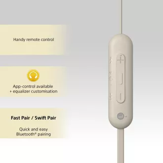 WIC100C.CE7 căști gri Sony