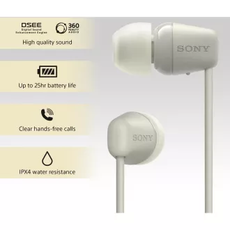 WIC100C.CE7 căști gri Sony