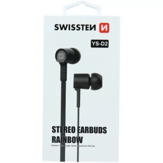 CĂȘTI CURCUBEU YS-D2 NEGRU SWISSTEN CĂȘTI CURCUBEU YS-D2 NEGRU SWISSTEN