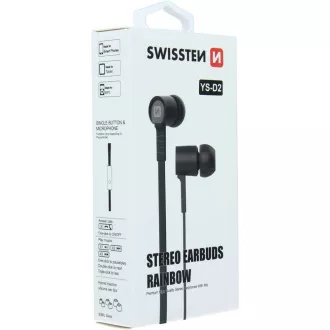 CĂȘTI CURCUBEU YS-D2 NEGRU SWISSTEN CĂȘTI CURCUBEU YS-D2 NEGRU SWISSTEN